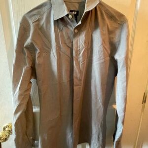 Simple grey button up